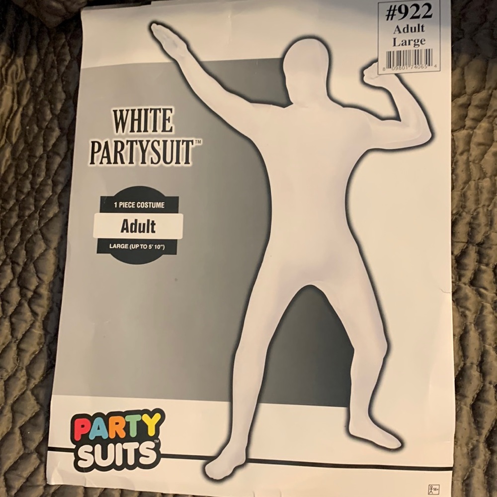 Costumes USA white partysuit costume one piece